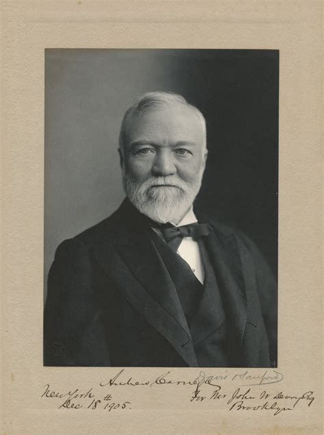 Andrew Carnegie Signed Vintage Photo Autograph Scribners