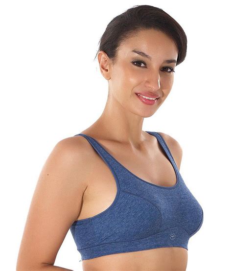 Buy Shyle Blue Cotton Sports Bra Online At Best Prices In India Snapdeal