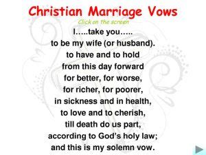 Check spelling or type a new query. Christian Marriage Vows and Submission | Christian Dating ...