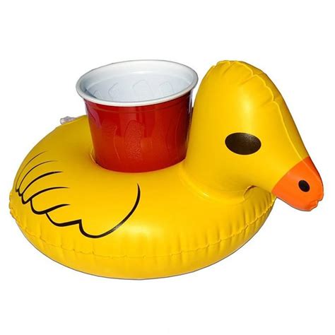 Buy Mini Inflatable Yellow Duck Rainbow Pool Floating
