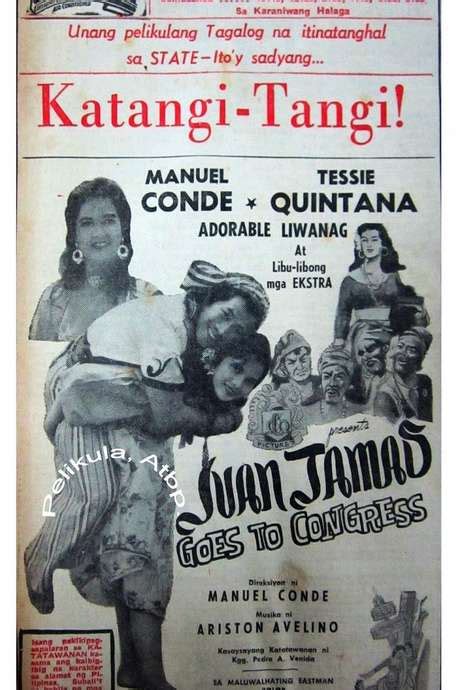 ‎juan Tamad Goes To Congress 1960 Directed By Manuel Conde • Reviews