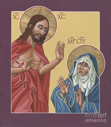 The Risen Christ Appears To His Mother 217 Painting By William Hart