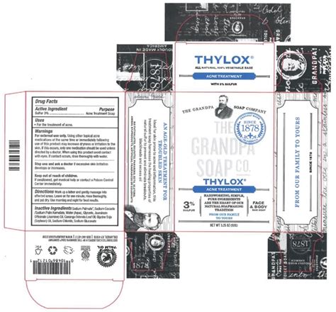 Buy Sulfur Grandpas Thylox Acne Treatment With Sulfur 3 G100g From