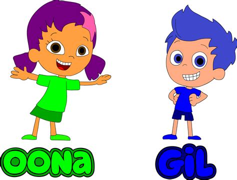 Oona And Gil Of Bubble Guppies By Blueelephant7 On Deviantart