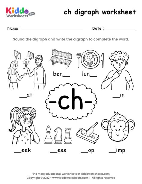 Ch Worksheets Kindergarten Printable Kindergarten Worksheets