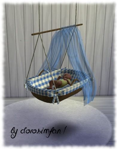 Hanging Cradle For Babies By Dorosimfan1 At Sims Marktplatz Sims 4