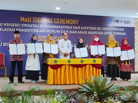 Universitas Aisyiyah Surakarta Jalin Kerja Sama Dengan Kemenkumham