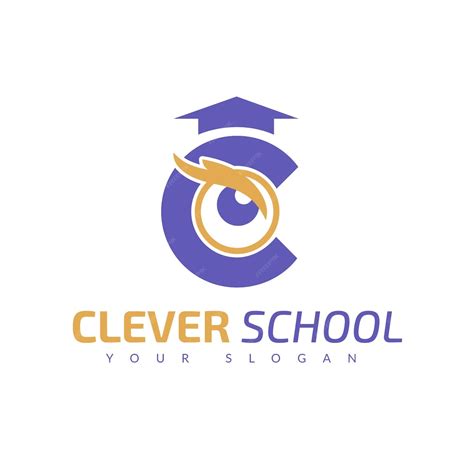 Premium Vector Clever School Logo Template