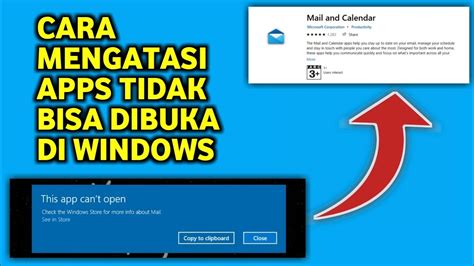 Cara Mengatasi Aplikasi Email tidak bisa dibuka di Windows 10