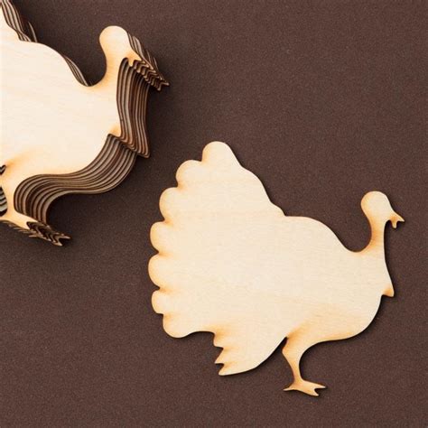 Unfinished Wood Turkey Cutouts New Seasonal New Items Factory