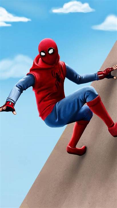 Spiderman Homecoming Suit Homemade Spider Wallpapers Iphone