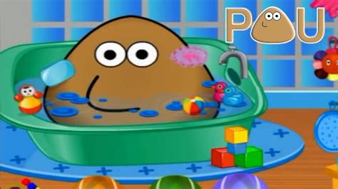 ღ Pou Bathing Baby Game For Kids And Children Youtube