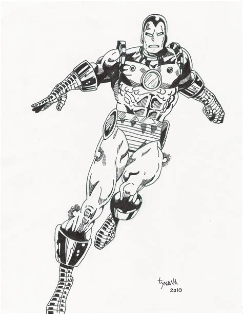 Classic Iron Man Ink By Tyndallsquest On Deviantart