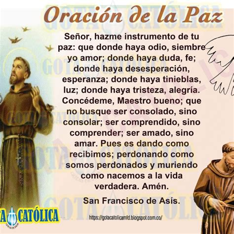 Poderosa Oración De Petición A San Francisco De Asís Para Encontrar Paz