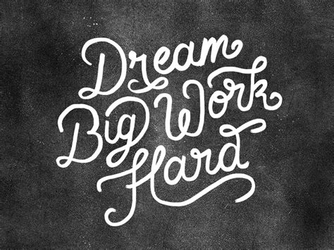 Work Hard Dream Big Wallpaper Wallpapersafari