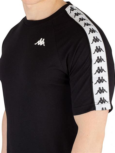 Kappa Mens 222 Banda Coen T Shirt Black Ebay