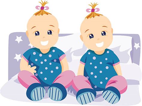 Identical Twin Illustrations Royalty Free Vector Graphics And Clip Art