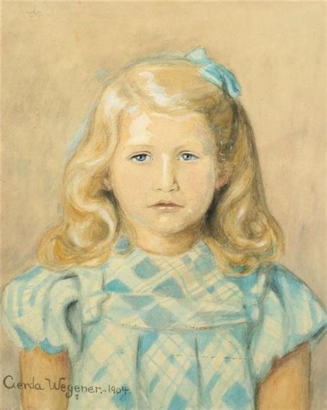 Portrait Of A Girl 1904 Gerda Wegener