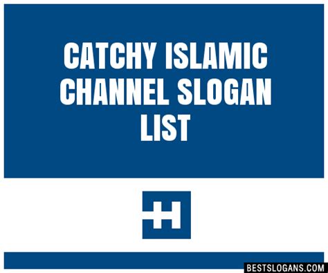 100 Catchy Islamic Channel Slogans 2024 Generator Phrases And Taglines