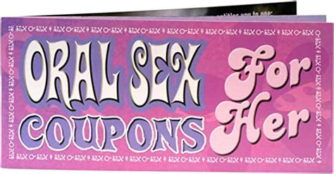 Pipedream Oral Sex Coupons For Her Health And Personal Care
