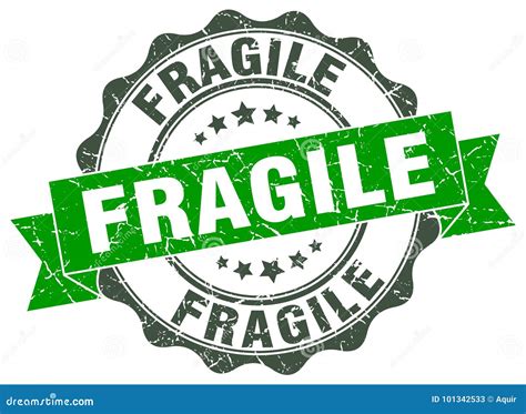 Fragile Stamp Sign Seal Stock Vector Illustration Of Fragile 101342533