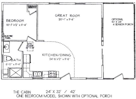 24 X 32 Cabin Floor Plans Floorplansclick