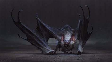 Bat Saeed Ramez Fantasy Beasts Creature Concept Art Fantasy Creatures