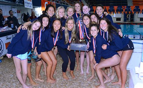 New Trier Takes Home First Girls Swimming Combined State Title In Ihsa