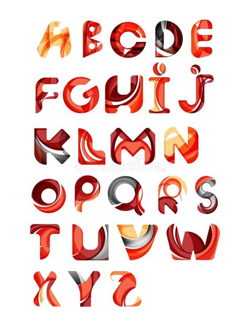 Colección De Diseño De Los Logotipos De Las Letras Del Alfabeto