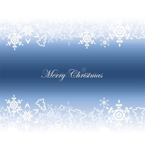 Blue Christmas Greeting Card Stock Vector Illustration Of Glossy