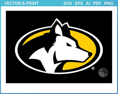 Michigan Tech Huskies Partial Logo 2016 College Sports Vector Svg
