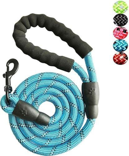 Nylon Dog Leash Rope With Padded Handle For Medium Large Dogs Strong