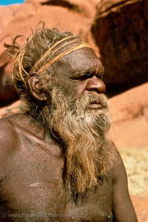 Aboriginal Man Alice Springs AUSTRALIA Aboriginal Man Aboriginal