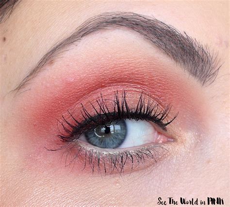 March Shop My Stash Colour Of The Year Living Coral Makeup Look