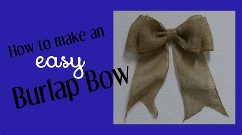 In this video, i will tell you how to make a bow or tie a ribbon with 4 petals. How To Make An Easy Bow For Wreaths & Home Decor - YouTube