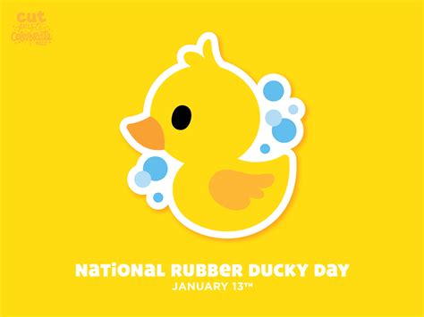 National Rubber Ducky Day January 13 By Curt R Jensen On Dribbble