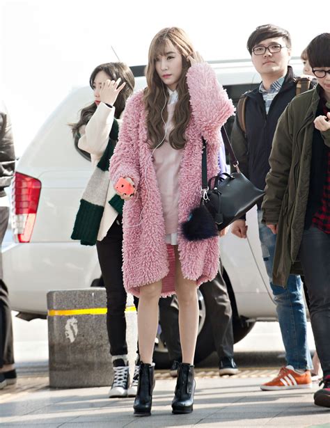 Tiffany Snsd Snsd Airport Fashion Snsd Tiffany Airport Style By The Way Girls Generation