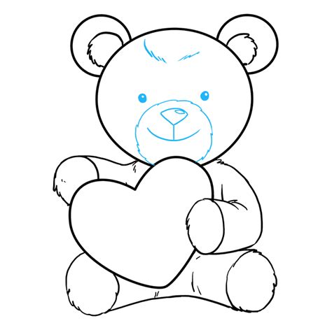 Teddy Bear Valentine Easy Drawing Easy Hamster Drawing Hill Prideaught