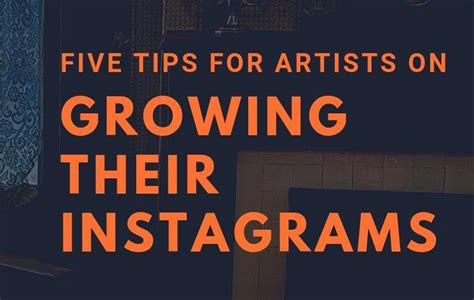 Five Tips For Artists On Growing Their Instagrams Dark Art And Craft