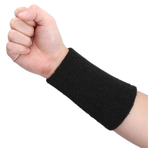 Cotton Professional Sweatband Wristband Sweat Wrist Band Elbow Sports 6