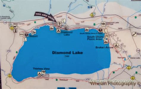 Diamond Lake Campground Oregon Map United States Map