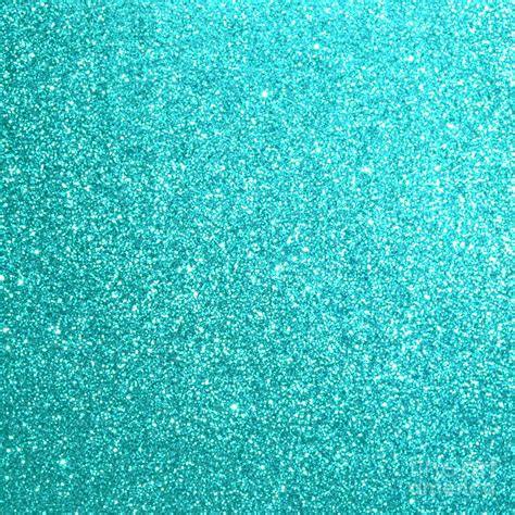 Tiffany Aqua Blue Glitter Digital Art By Pod Artist