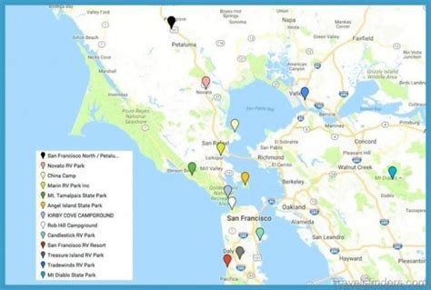 San Francisco Map Tourist Attractions TravelsFinders