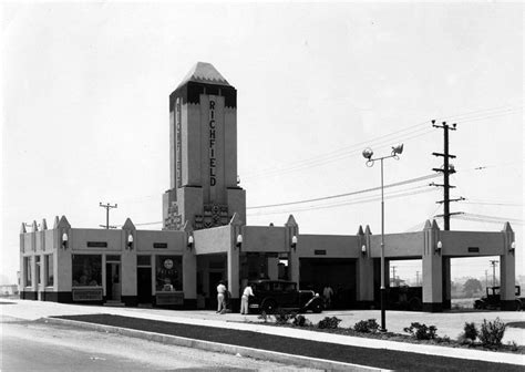Richfield Oil Gas Station 1215 Westwood Blvd Westwood Los Angeles