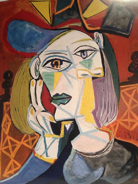 Woman With A Colourful Hat1939oil On Canvas Abstrakte Kunst Gemälde