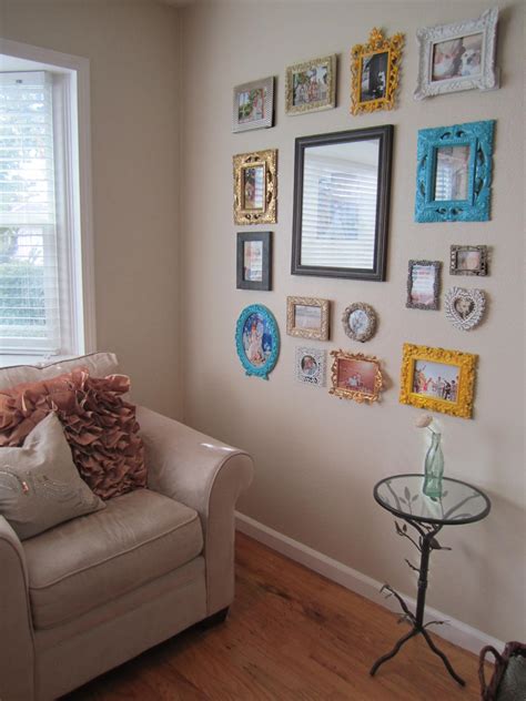 That didn't work so well. spray paint picture frame | House To Home Blog