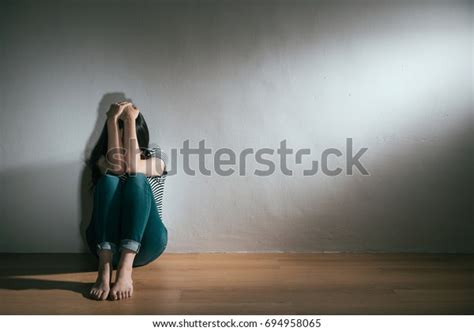Depression Young Female Teenager Having Abused Stock Photo Edit Now