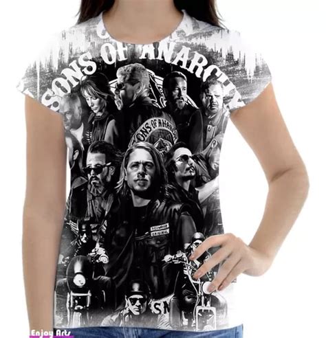 Camisa Camiseta Feminina Babylook Sons Of Anarchy Série 22