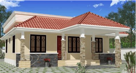 Monsterhouseplans.com offers 29,000 house plans from top designers. 1100 Square Feet 3 BHK Low Budget Small Elevation Kerala Home Design and Plan - Home Pictures ...