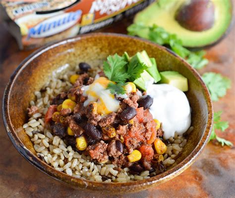 Fish taco bowl with beans and rive. Chipotle Bowl - WonkyWonderful